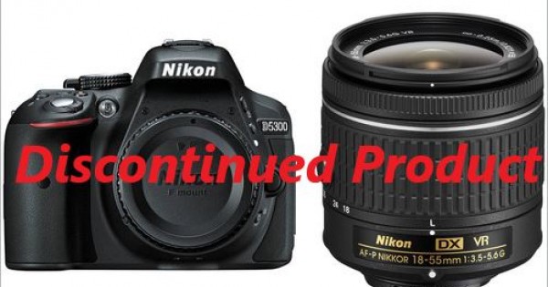 Nikon D5300 DSLR Camera with AF-P 18-55mm VR Lens Kit